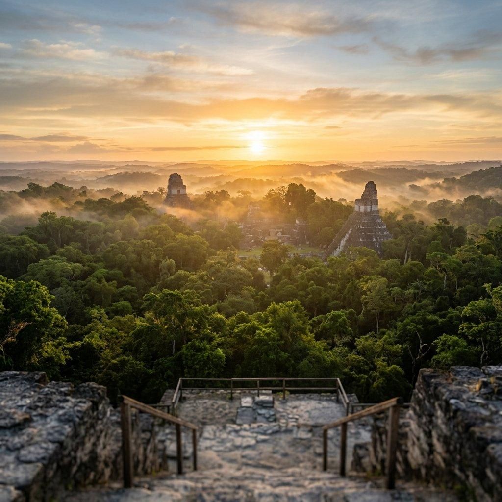 Guía para Ver el Amanecer en Tikal, Petén, Guatemala